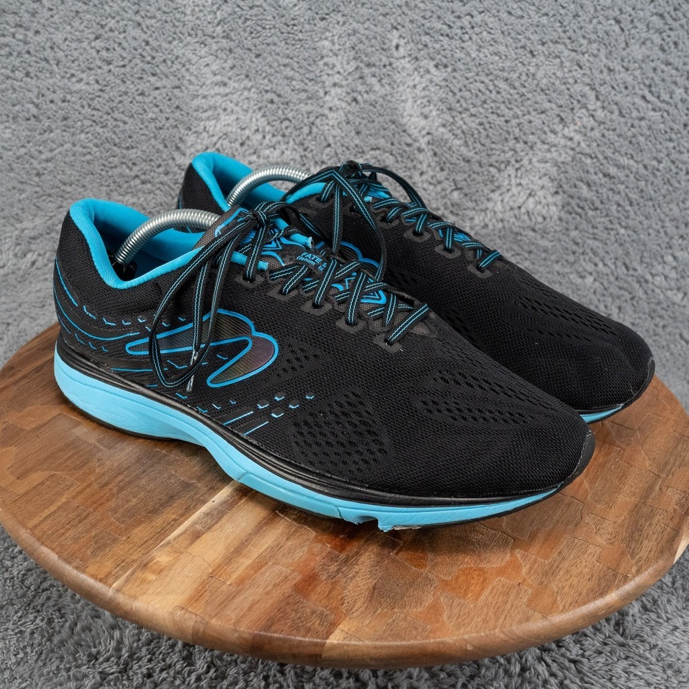 Newton Fate 7 Black/Blue Men's 11.5 Athletic Running Shoes Sneakers *No Insoles*